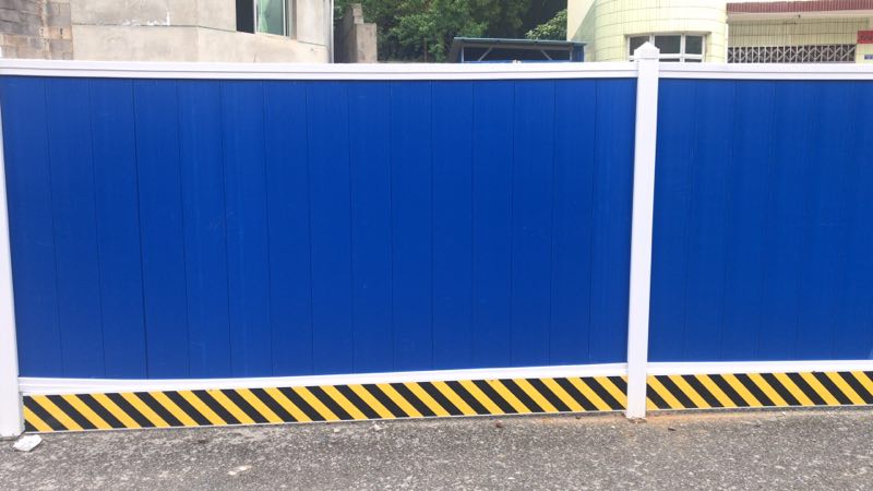 都昌黄家湖工地围挡施工